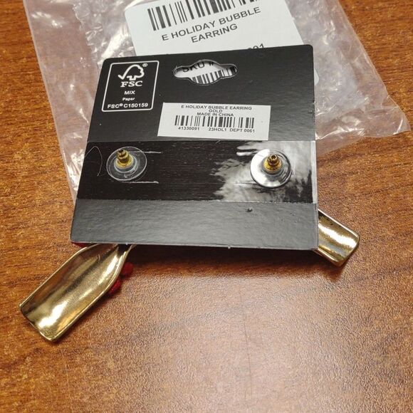 Torrid Happy Holiday Bubbly Earrings - New - Picture 4 of 4